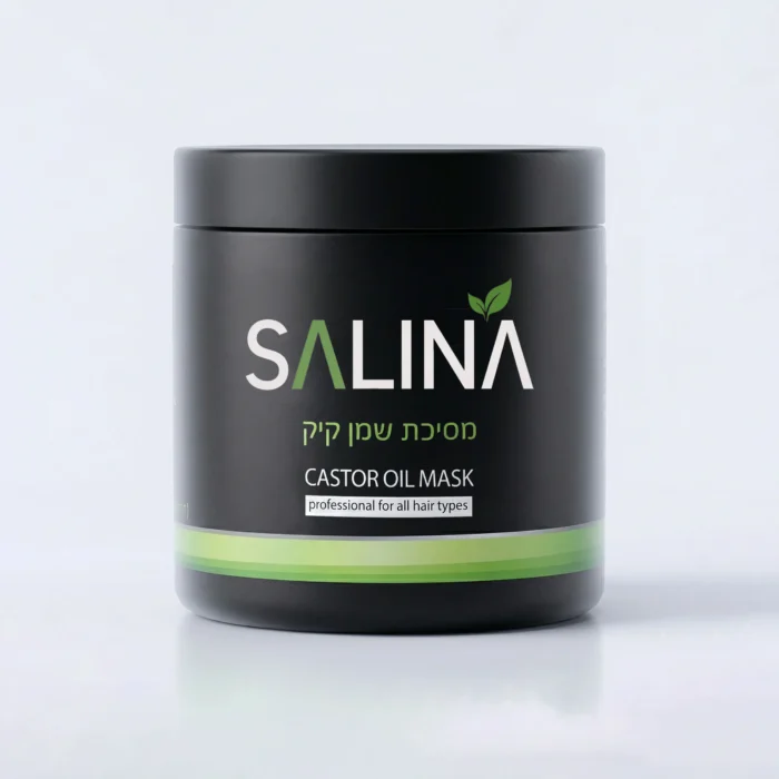 Castor Oil Hair Mask by Salina for deep repair and strengthening