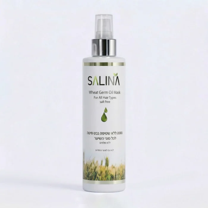Wheat Germ Oil Leave-In Mask by Salina for nourishment and repair