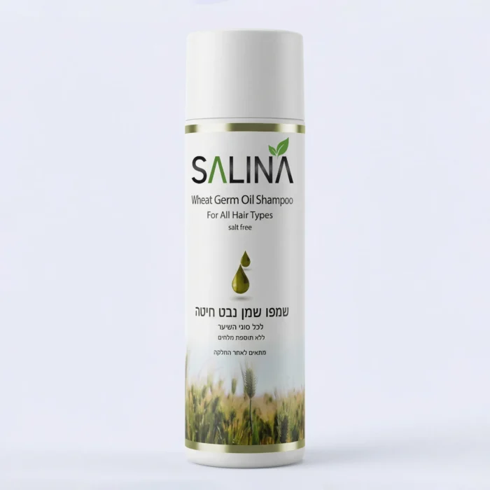 Wheat Germ Oil Shampoo by Salina for strengthening and nourishment